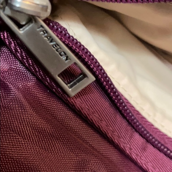 Wine Travelon Anti-Theft Crossbody Purse - Picture 6 of 12
